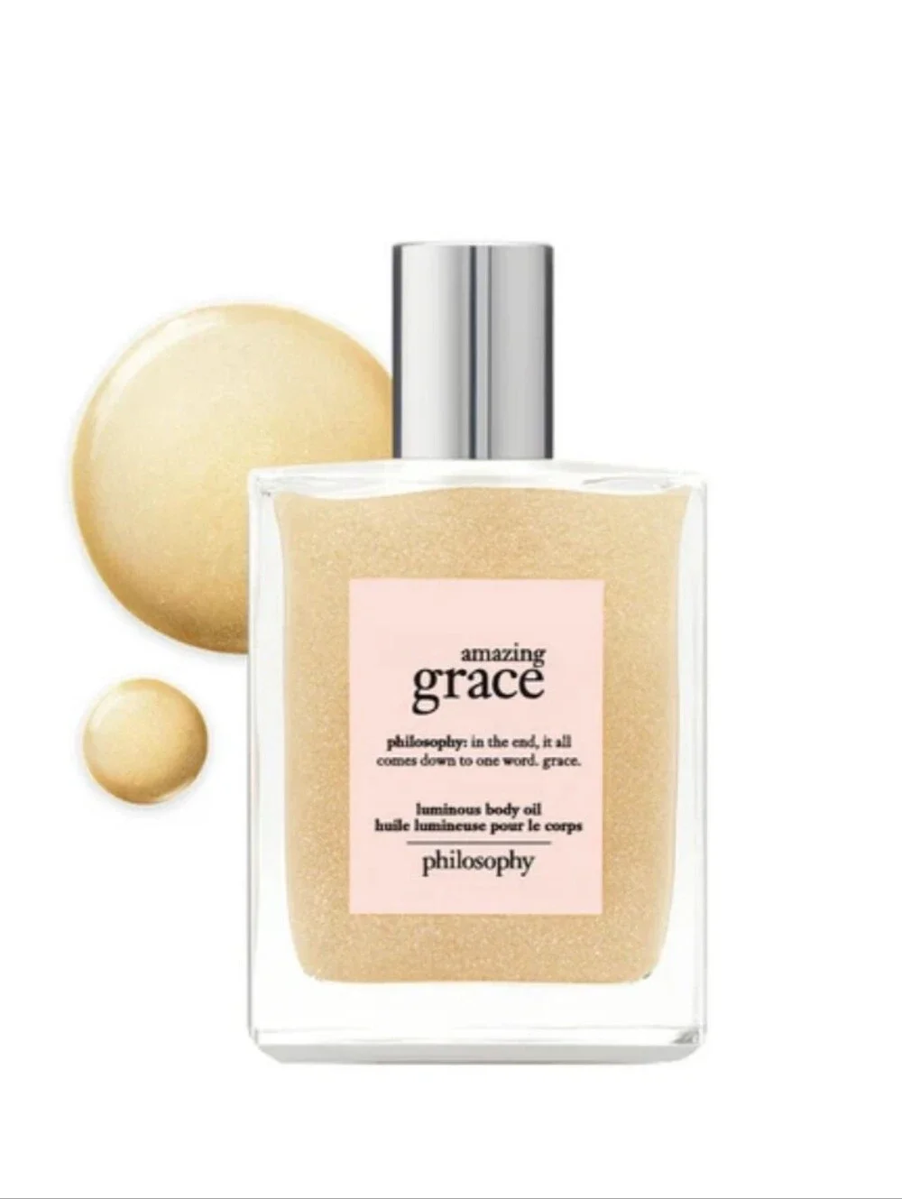 NIB Philosophy Amazing Grace Luminous Body Oil 4 oz.